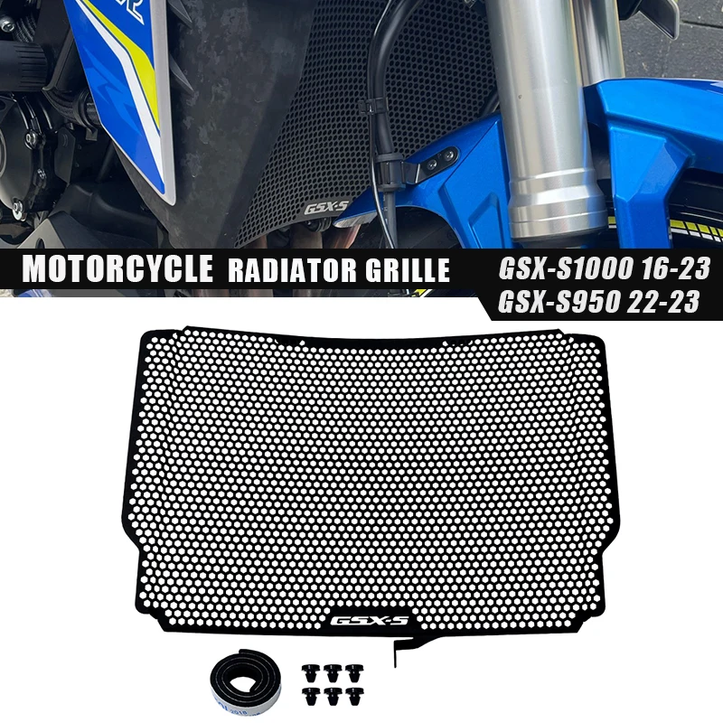 

2023 GSX S1000/S950 Motorcycle Aluminum Radiator Guard Grille Protective Cover Protector For Suzuki GSX-S 950/1000/F/GT/PLUS