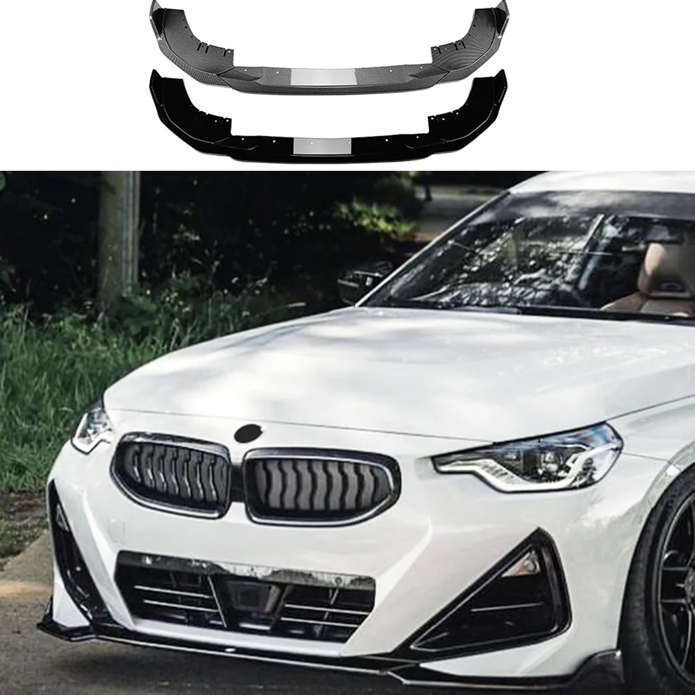 

3 Stage Front Lip Splitter Spoiler Side Lower Splitters Body Kit For BMW 2 Series Coupe G42 220i 225i M240i M Sport 2022+