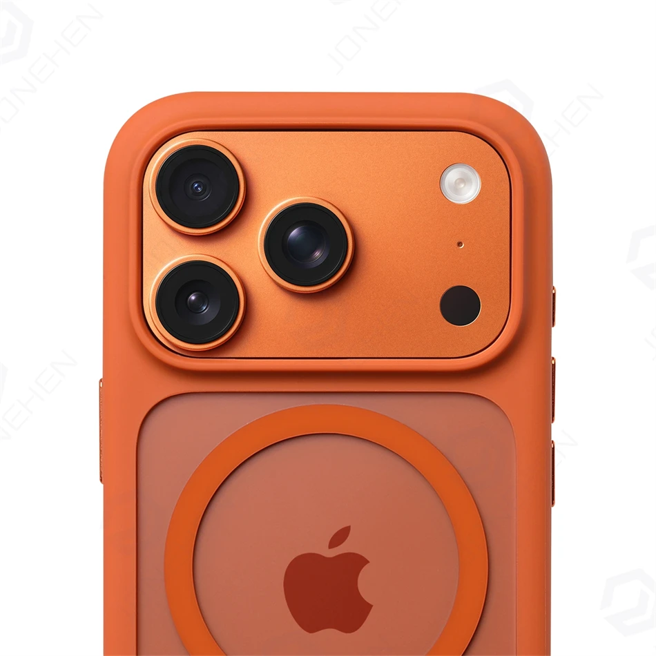 For Magsafe Transparent Camera Control Button Case For iPhon