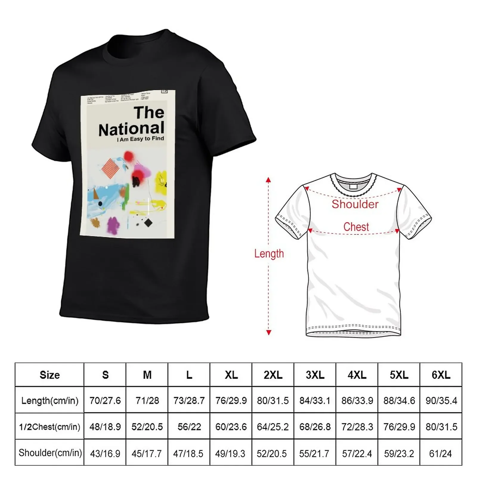 New The National - I Am Easy to Find T-Shirt tops graphic t shirts graphics t shirt mens plain t shirts