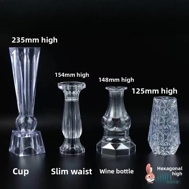 Acrylic Furniture Legs Cabinet Support Crystal Column Glass Aquarium Sofa Coffee Table Legs Home Decor Accessories