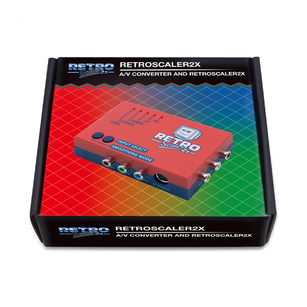 2x HD Converter A/V to Hdmi Converter HD Transverter Zero Lag อุปกรณ์ใช้งานร่วมกับ Vic20 Atari2600 Msx NES N64 NGC