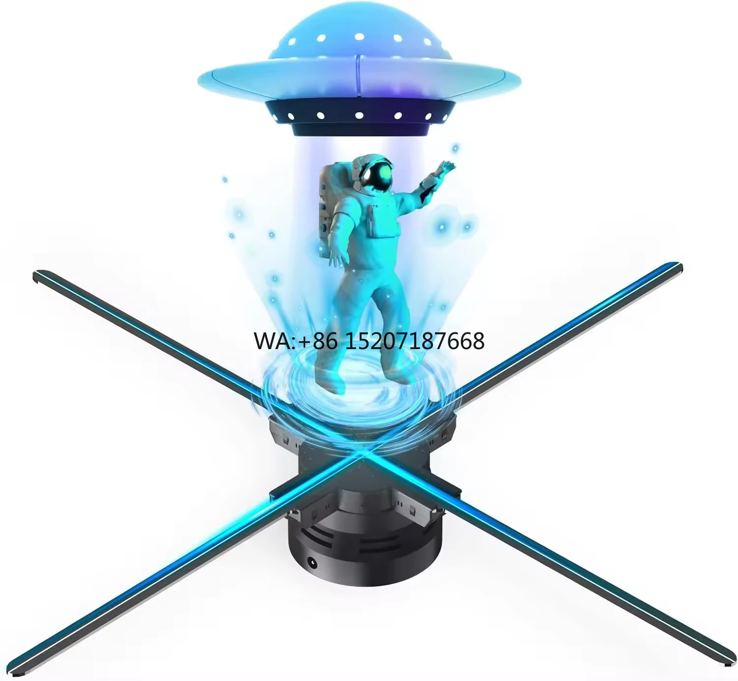 

2025 New Technology 80CM 3D Holographic Display Digital Signage AI Holographic Fan Suitable for Shopping Centers