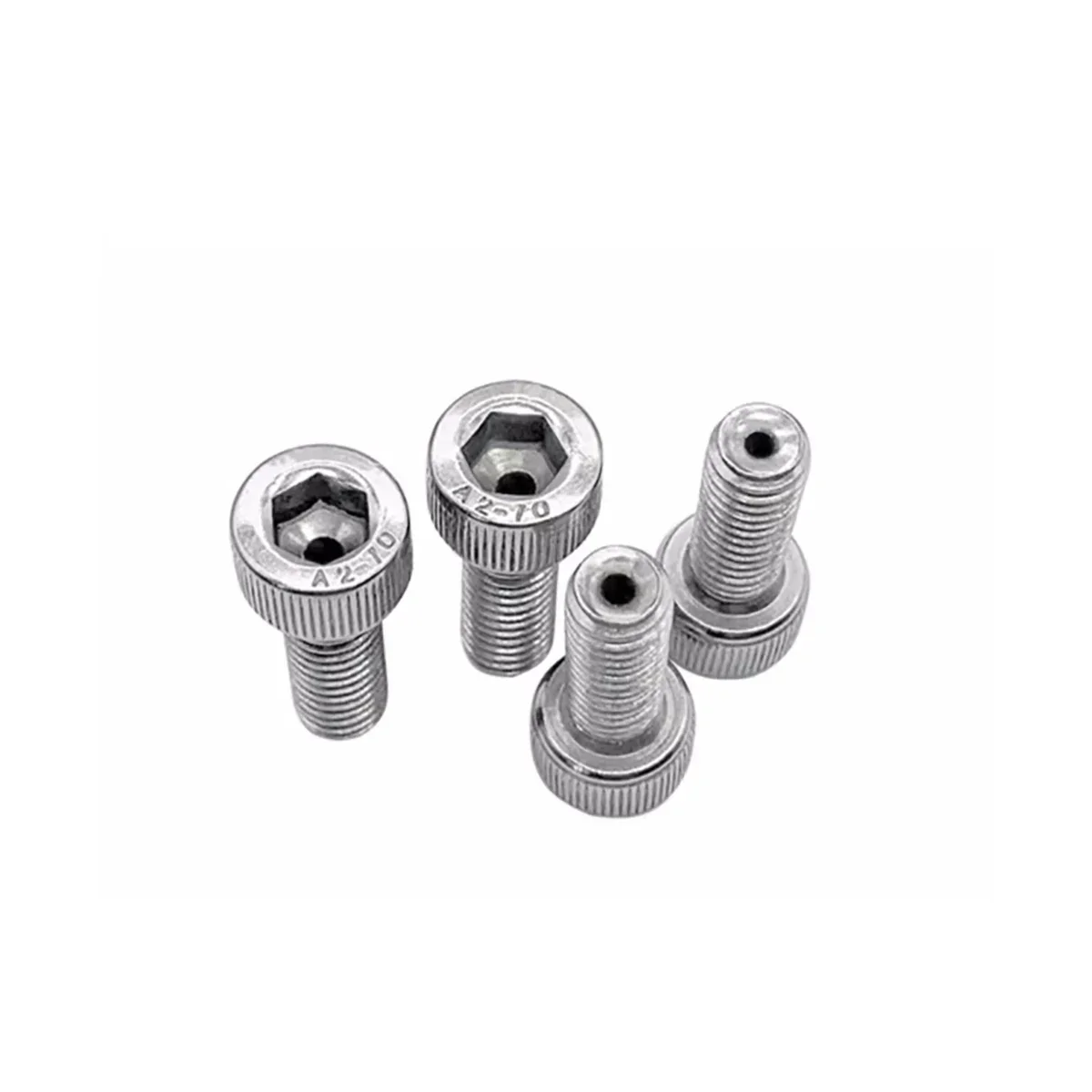 M8M12 304SS Cup Head Inner Hexagonal Hollow Hole Exhaust Screw Cylindrical Head Vacuum Through Hole Mask Machine Threading Bolt