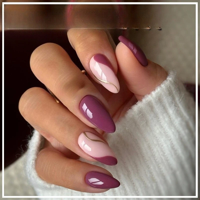 

Ношение полосок для ногтей контрастных цветов. Готовая продукция для ногтей Spice Girls в европейском и американском стиле.