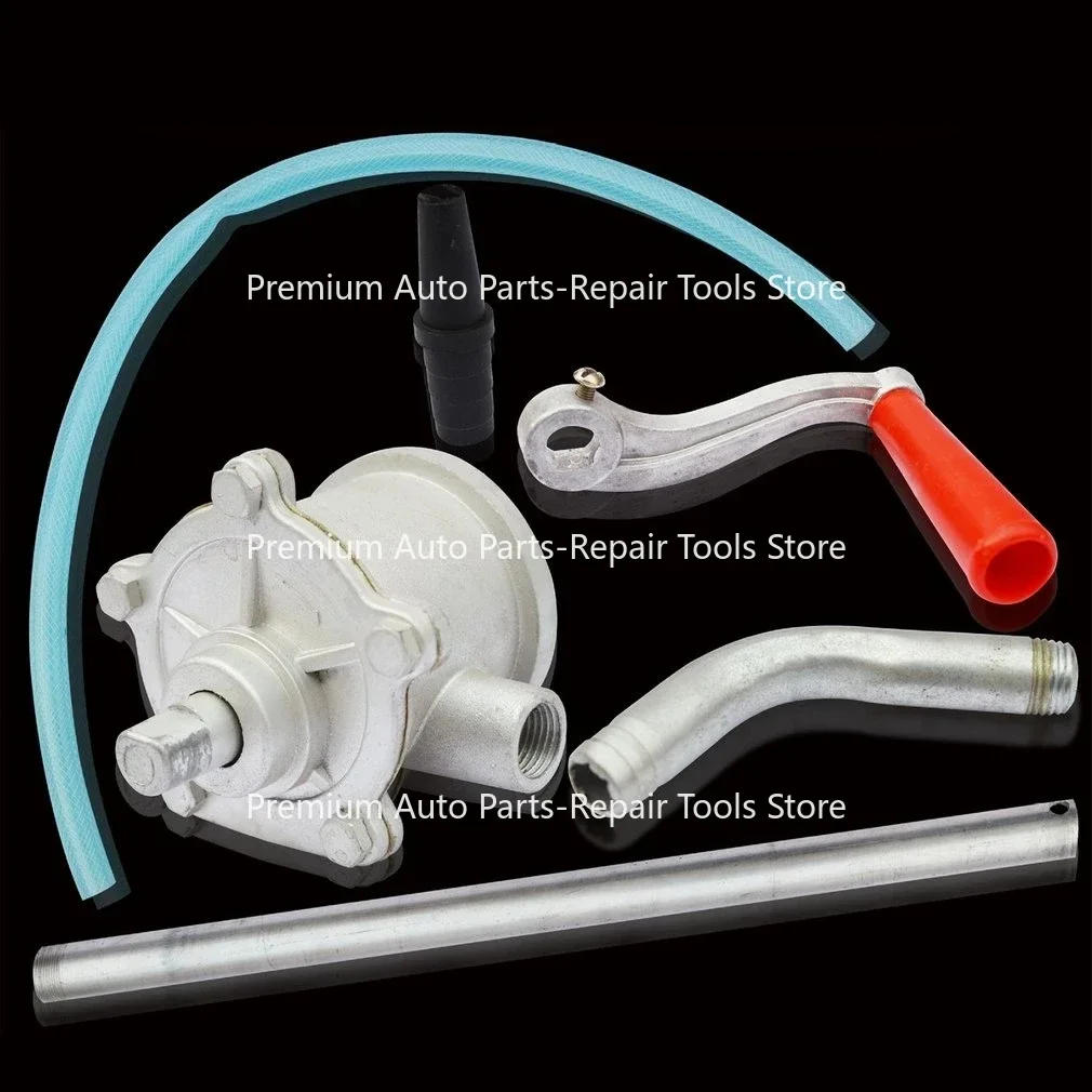 1 مجموعة كرنك اليد مضخة زيت سيارة شفط المياه الكيميائية السائل مضخة المحمولة سيارة شاحنة زيت الوقود الديزل نقل مصاصة هان