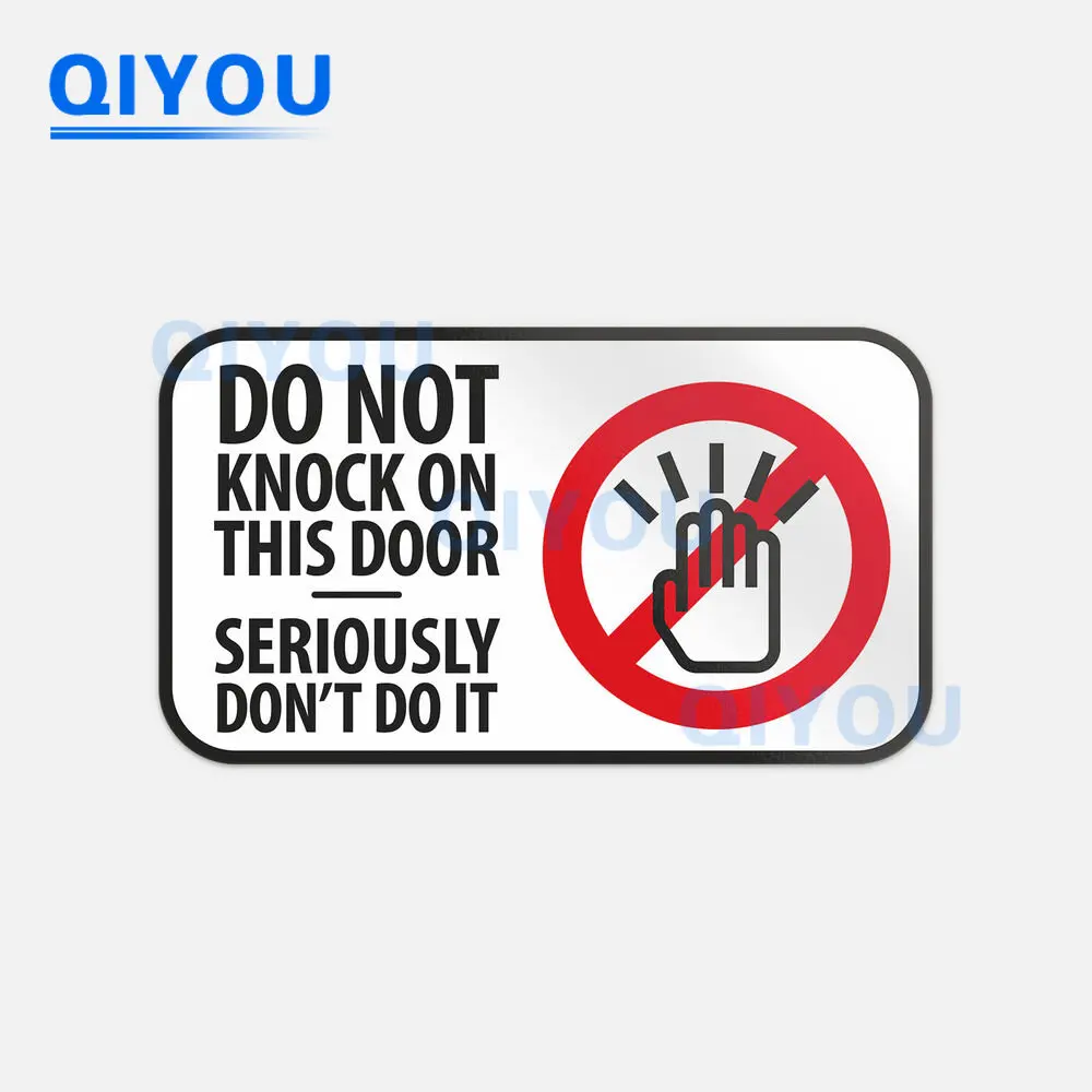 

Personalized Body Decoration Warning Sign Don't Knock Car Stickers for PVC Decal Used for Car Body Windshield Pull Rod Boxes