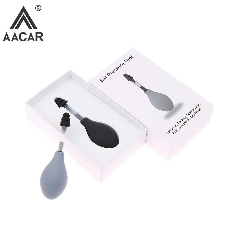 

Ear Pressure Tool Portable Ear Pressure Relief Suction Device Wih 3 Sizes Of Earplugs Inner Ear Pressure Relief Tool for Headach