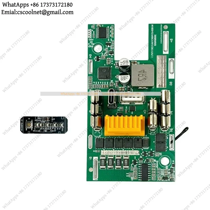 Protection Board With LED Indicator For Makita 21700 Battery Cells 2-Way Type-C Fast Charge USB Output