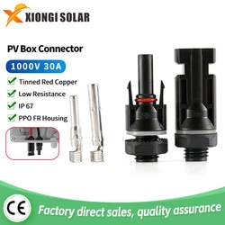 Solar PV 1000V  connector for solar panel mount and inverter Panel solar connector solar  coupler IP67
