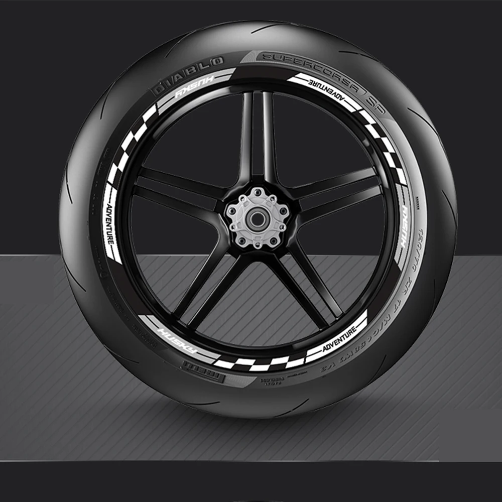 For SYM ADX 300 ADX 300 adx300 2023 2024 Motorcycle Wheel Sticker Wheel Hub Decal Rim Logo Decal Decorative Sticker