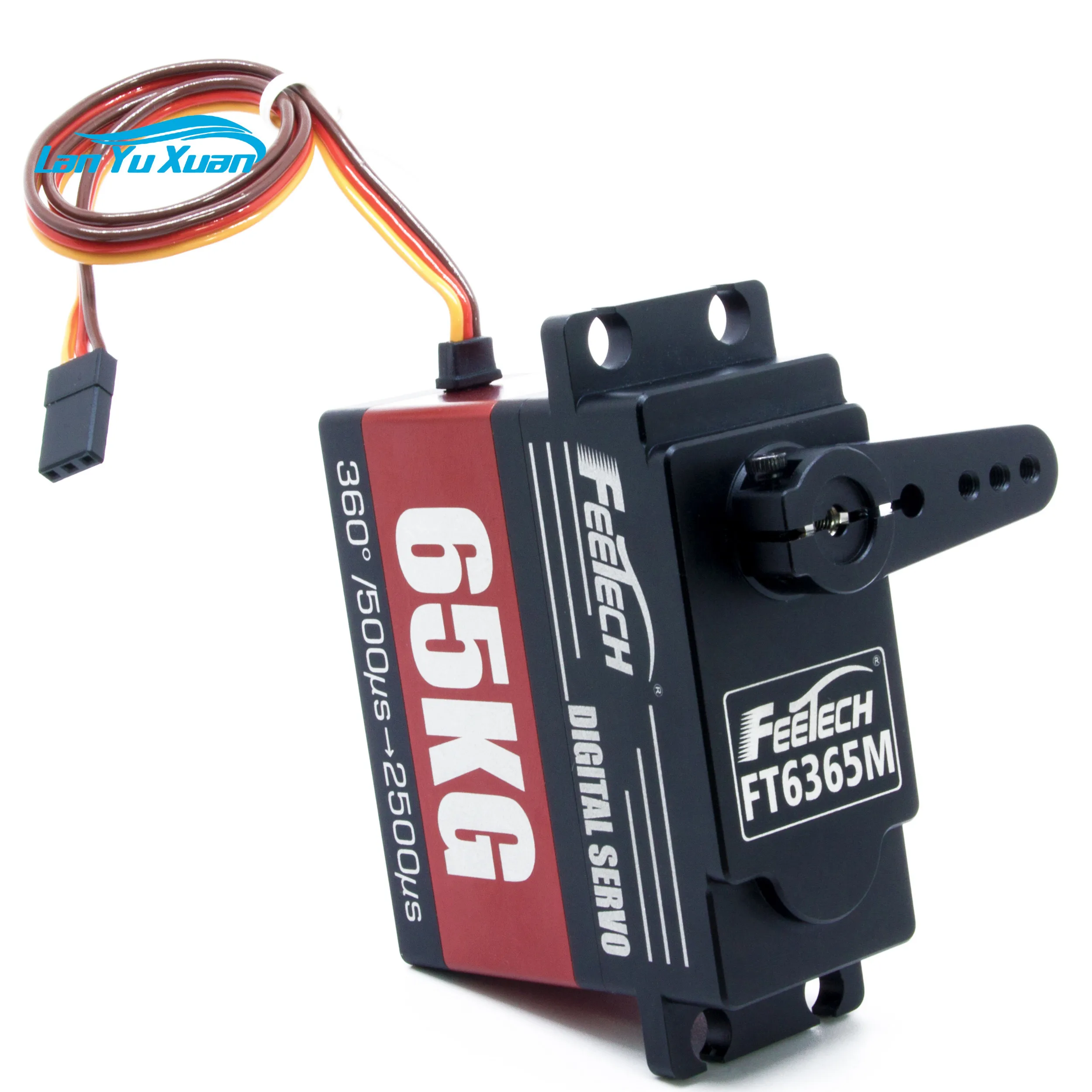 Feetech FT6365M 65KG 360 Degree Magnetic 0.227sec Servo Waterproof HV Programmable Brushless Digital STD Car Servo