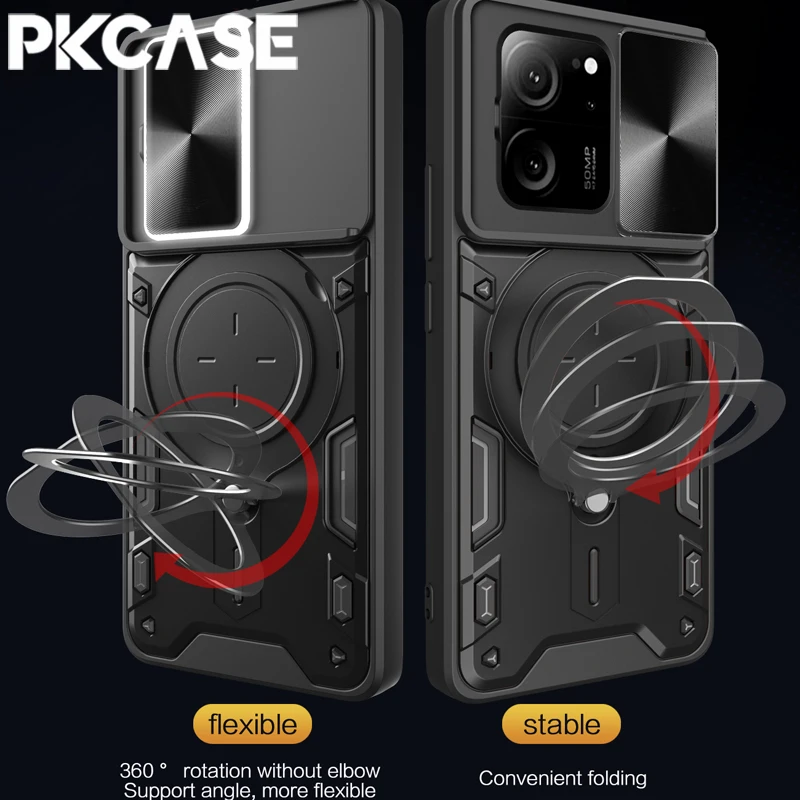 PKCASE Shockproof Case For Redmi Note 12 12S 12C 11S 11E 11SE 10S 10A 9C K60 K50 A2 A1 Pro Plus Ultra Xiaomi POCO C3 C31 Cover