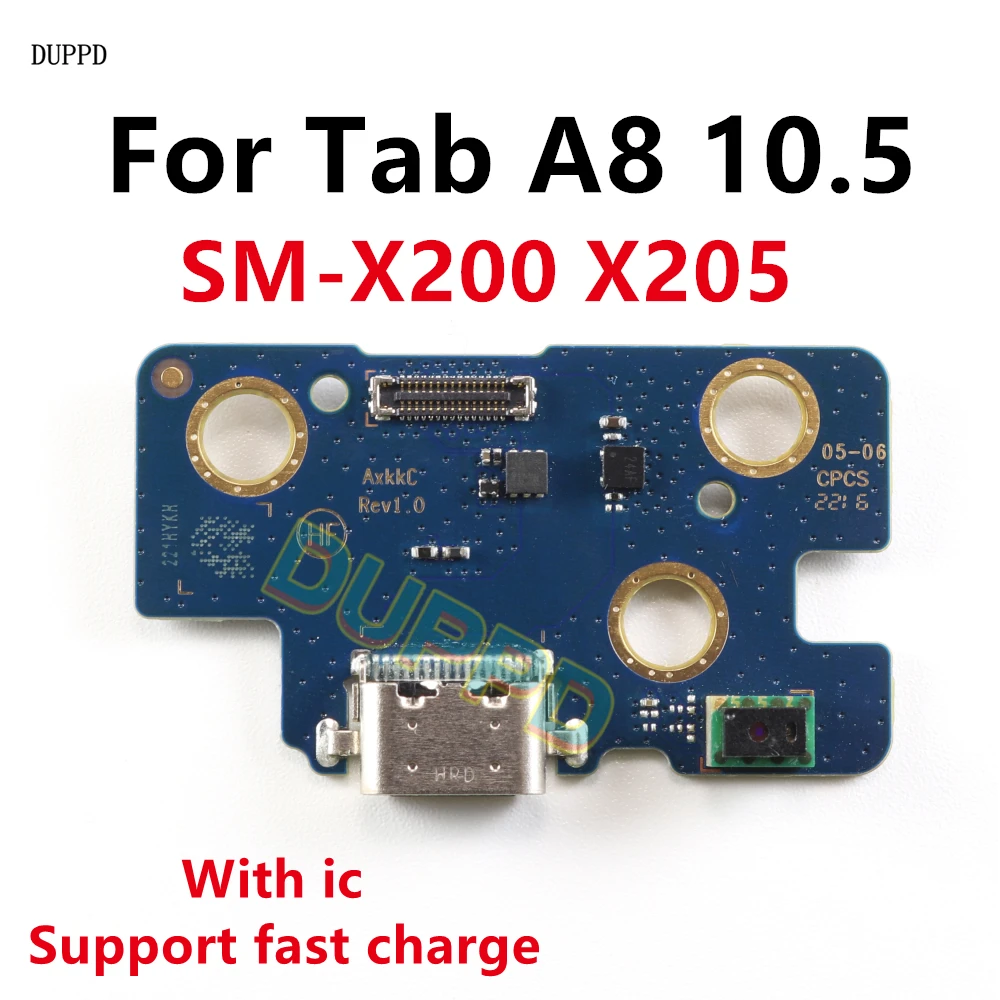 

Charger Board Flex For Samsung Tab A8 10.5 2021 X200 X205 USB Port Connector Dock Charging Ribbon Cable