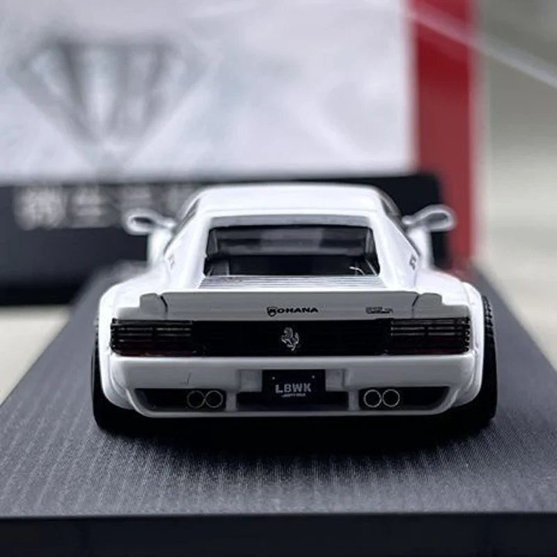 โมเดลรถ Star Model 1/64 512TR Testarossa ผลิตจากโลหะผสม ของเล่นสะสมสำหรับเด็กผู้ชาย ของขวัญคริสต์มาส