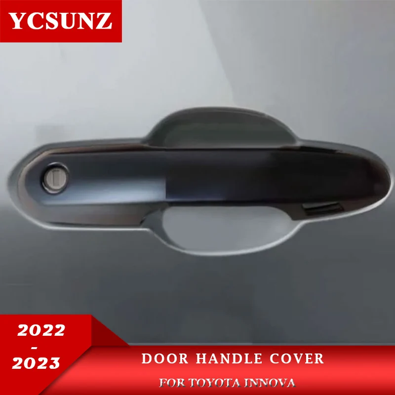 

ABS Door Handle Cover For Toyota Innova Zenix 2022 2023 2024 2025 Car Exterior Accessories Ycsunz