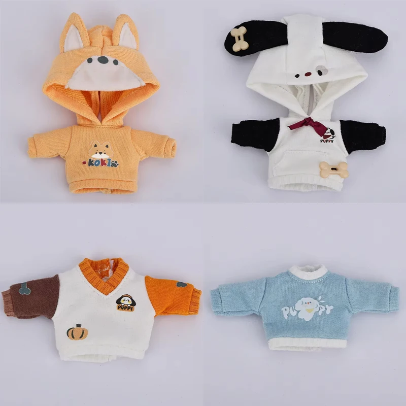 Ob11 Poppenkleding Schattige Cartoon Puppy Sweatshirt Jas Met Capuchon Voor Molly, Ymy Body, Ufdoll, Gsc, 1/12bjd Speelgoed Accessoires