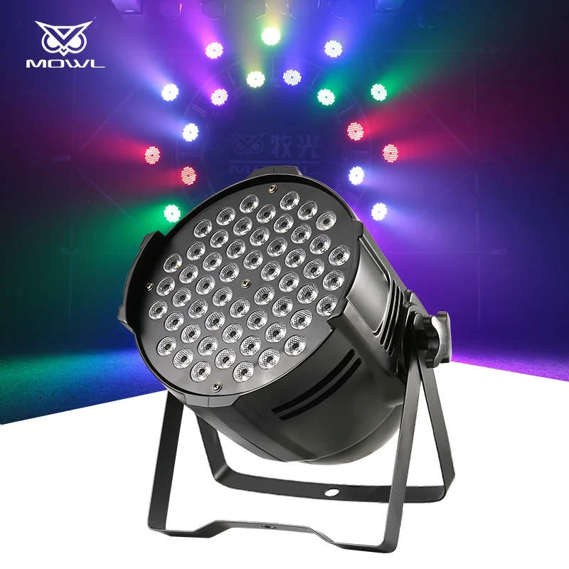 BOTAI MOWL 54*3w 54x3w RGB 3in1 DMX Stage Light High Power LED 54pcs Stage Par Light Spotlight