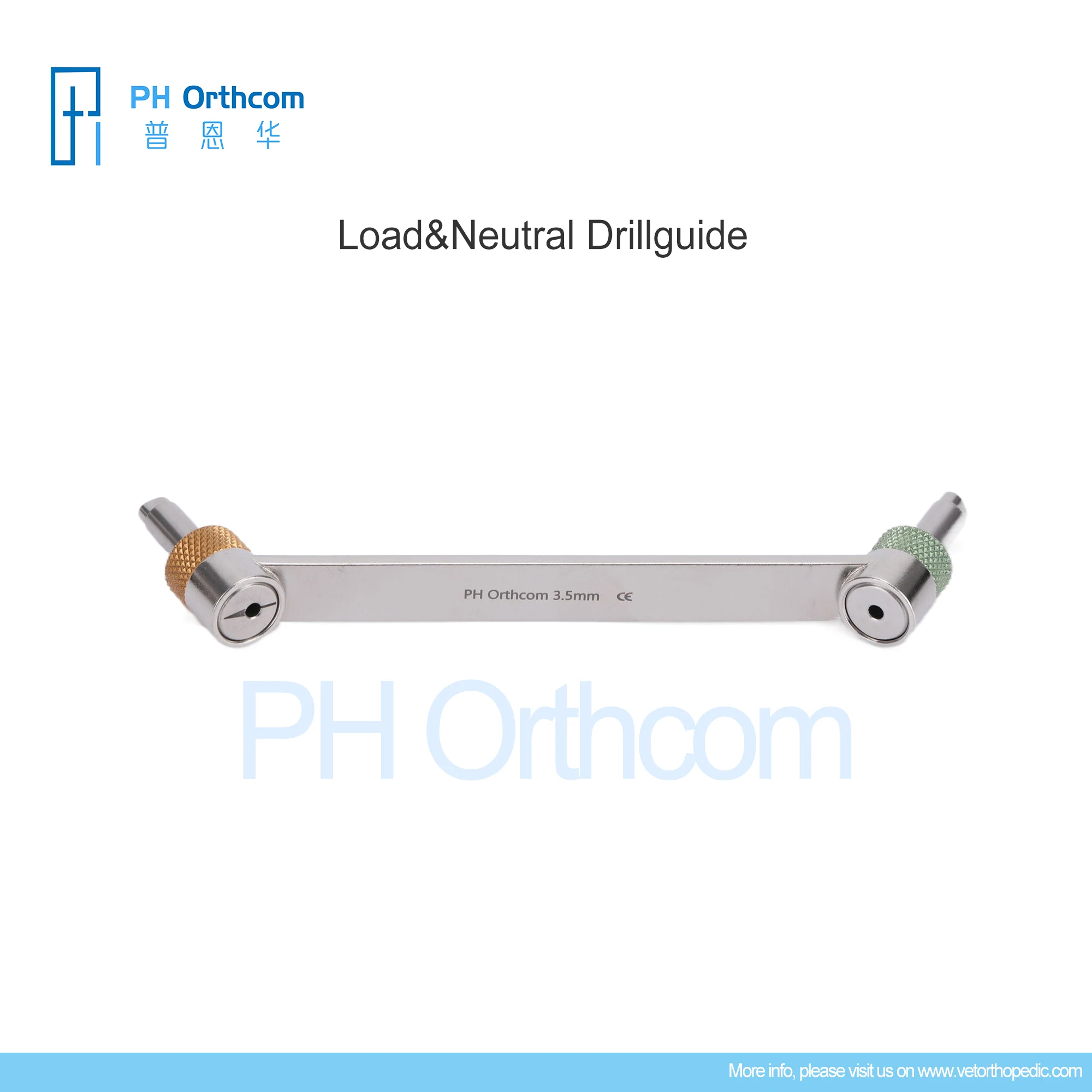 Imagem -03 - Veterinary Orthopedic Surgical Instrument Dcp Load Neutral Guide Cirurgia Euipment Cães e Gatos 1.5 mm 2.0 mm 2.4 mm 2.7 mm 3.5 mm