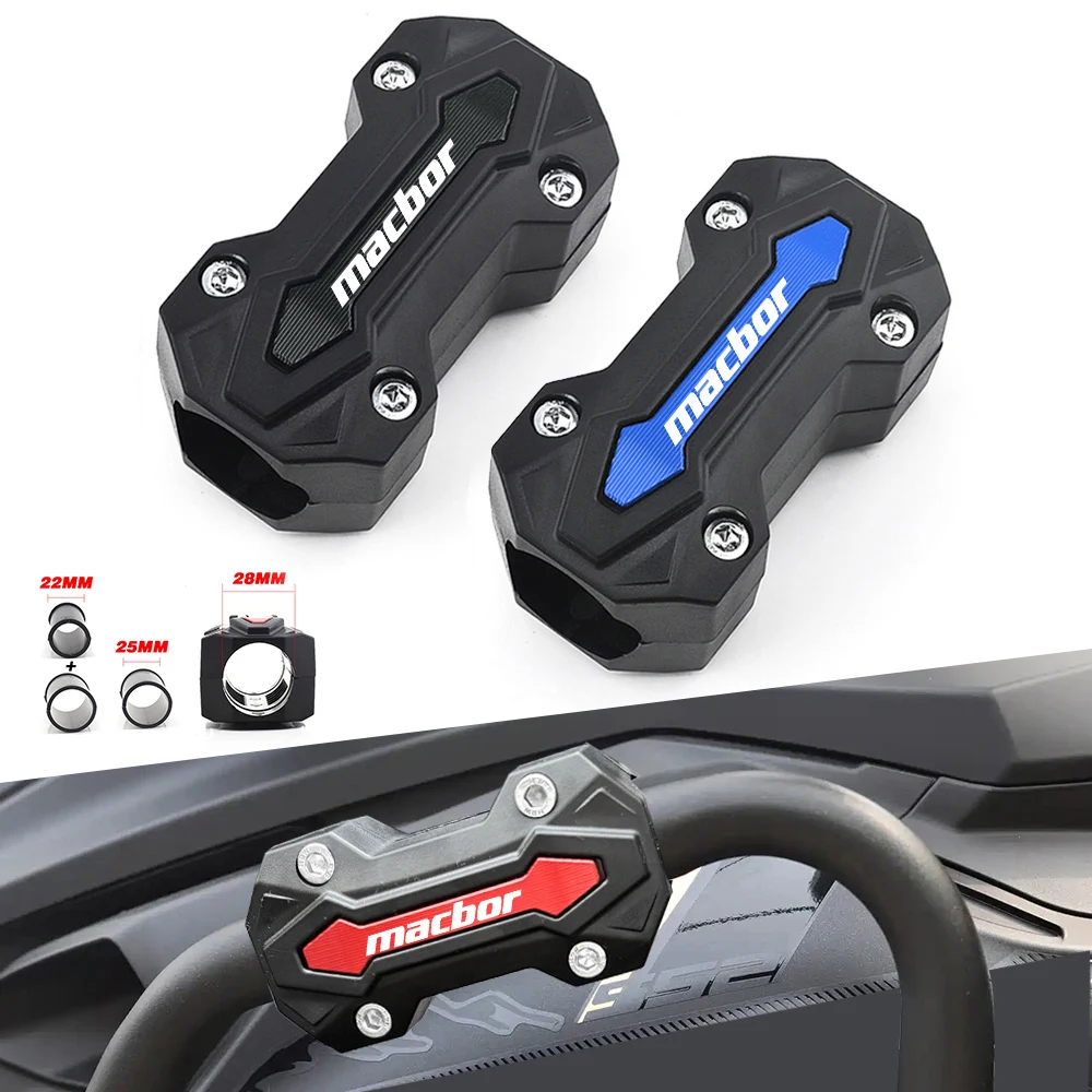 For Macbor Montana XR1 XR5 XR 1 5 X R5 2019-2026 New Motorbike Engine Bumper  Crash Bar Protection Block Accessories 22/25/28MM