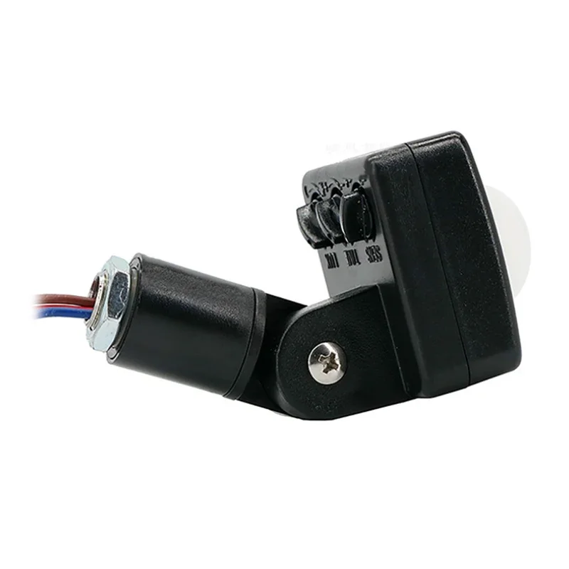 Imagem -04 - Interruptor Exterior do Sensor de Movimento do Pir Impermeável com Luz Sensível Detector Infravermelho Ip65 110240v