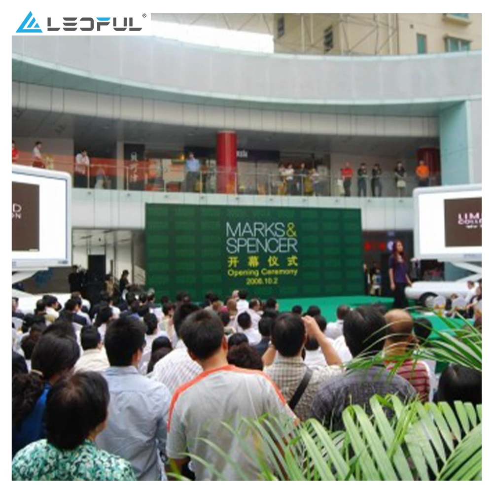 재고가 있는 방수 P6 P8 P10 SMD 옥외 광고 모바일 트레일러 LED 스크린 디스플레이