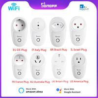 Sonoff S26R2 Wifi Smart Socket DE/BR/FR/IL/US Smart Plug Module Remote Control Via Ewelink APP, Work With Alexa Google Home