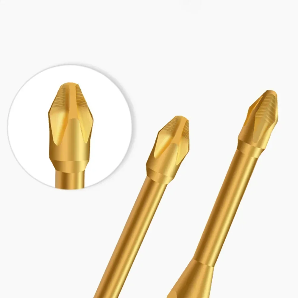 1pc cruz chave de fenda magnética bit para chaves de fenda elétricas e brocas manuais design antiderrapante para operações de alta resistência