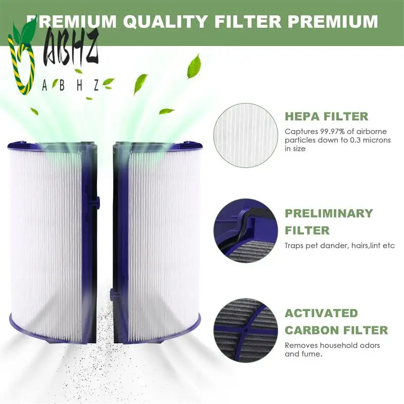 

Очиститель воздуха ABHZ HEPA и угольный фильтр для Dyson TP06, TP09, HP06, PH01, PH02, TP07, HP07, HP09, 970341-01, 965432-01