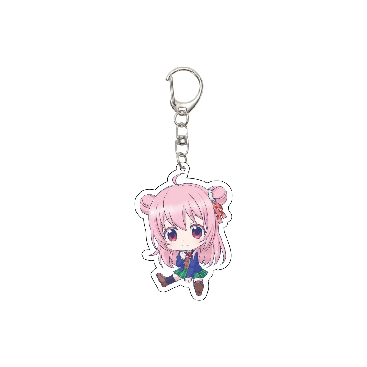 55MM Anime Happy Sugar Life Keychain Matsuzaka Satou/Koube Shio
