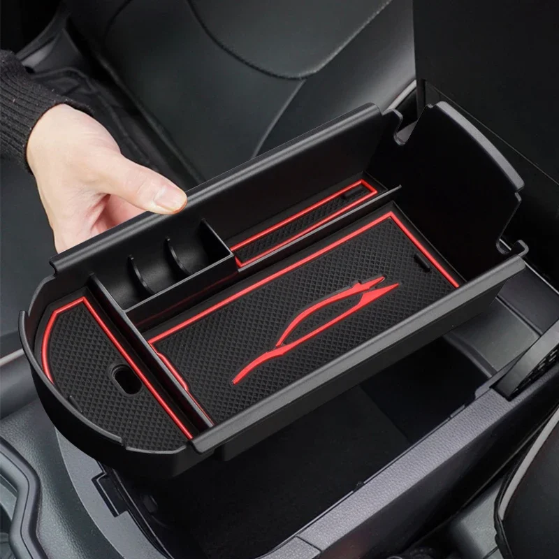 Car Center Console Armrest Organizer Box Storage Sorting Box Container Holder Tray For Toyota C-HR CHR 2016 - 2021 Accessories