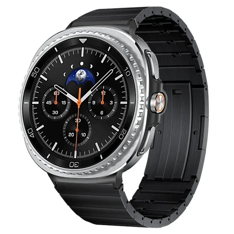 

For Samsung Galaxy Watch 8/8 Classic Ultra One Bead Side Sliding Quick Release Lightweight Titanium Watch Band Strap