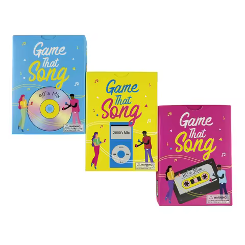 Game That Song Cards Game Board Deck Fun Party Family Edition For Playing