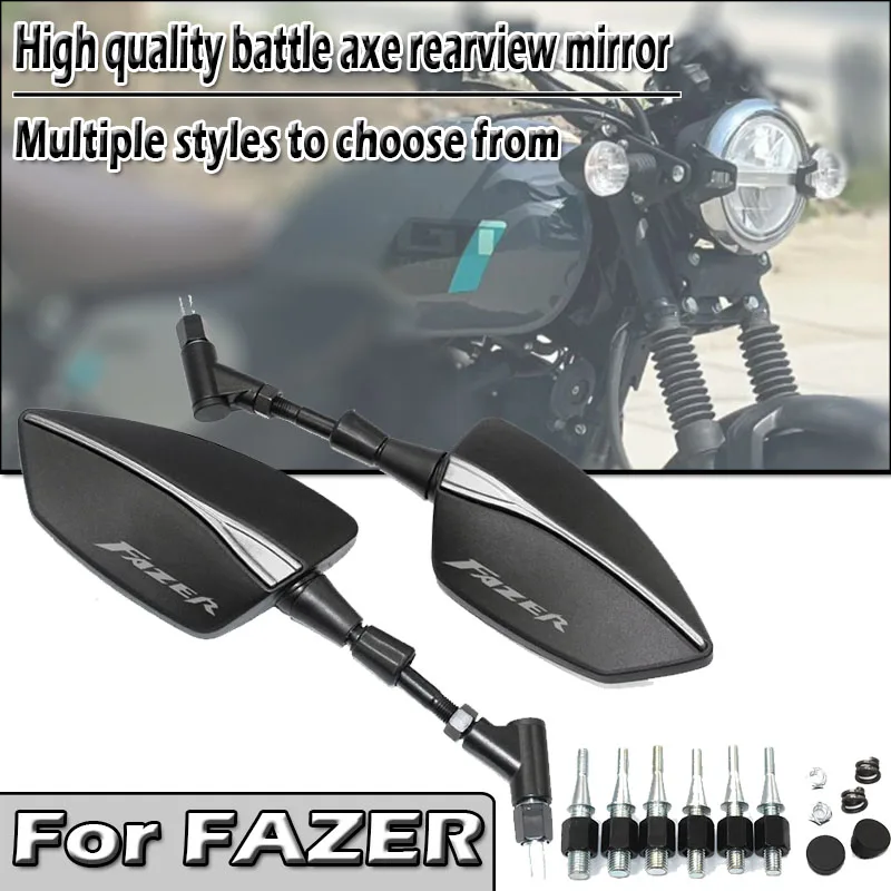 

8/10 мм универсальные регулируемые зеркала заднего вида, боковое зеркало для FAZER FZ6 FZ6R FZ1 FZ8 FAZER FZ750 FZR1000 FZ6