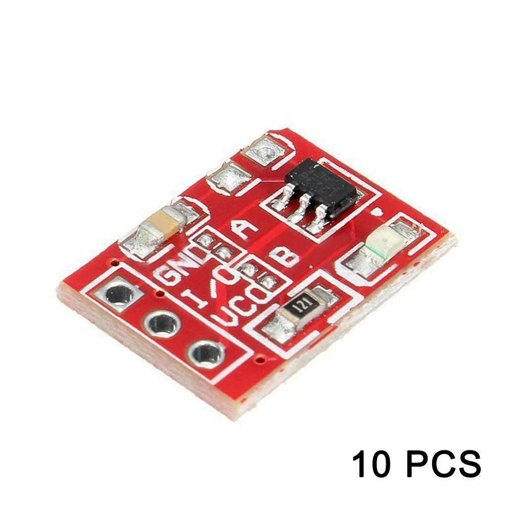 10/50 Pcs TTP223 Capacitive Touches Switch Button Self Lock Module