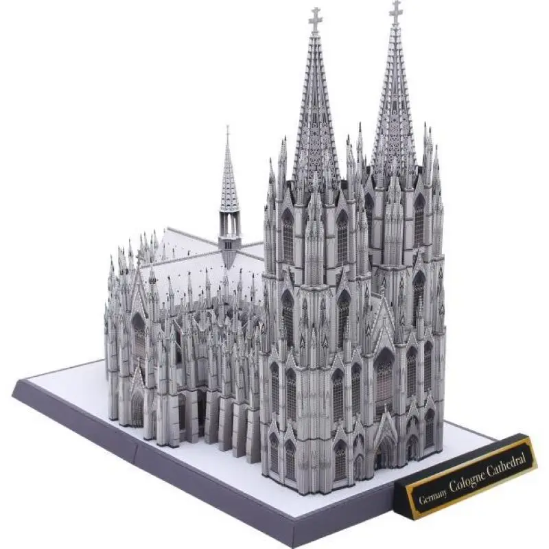 Deutschland Köln Kathedrale Architektur modell Papier Modell DIY Puzzle Modell Spielzeug