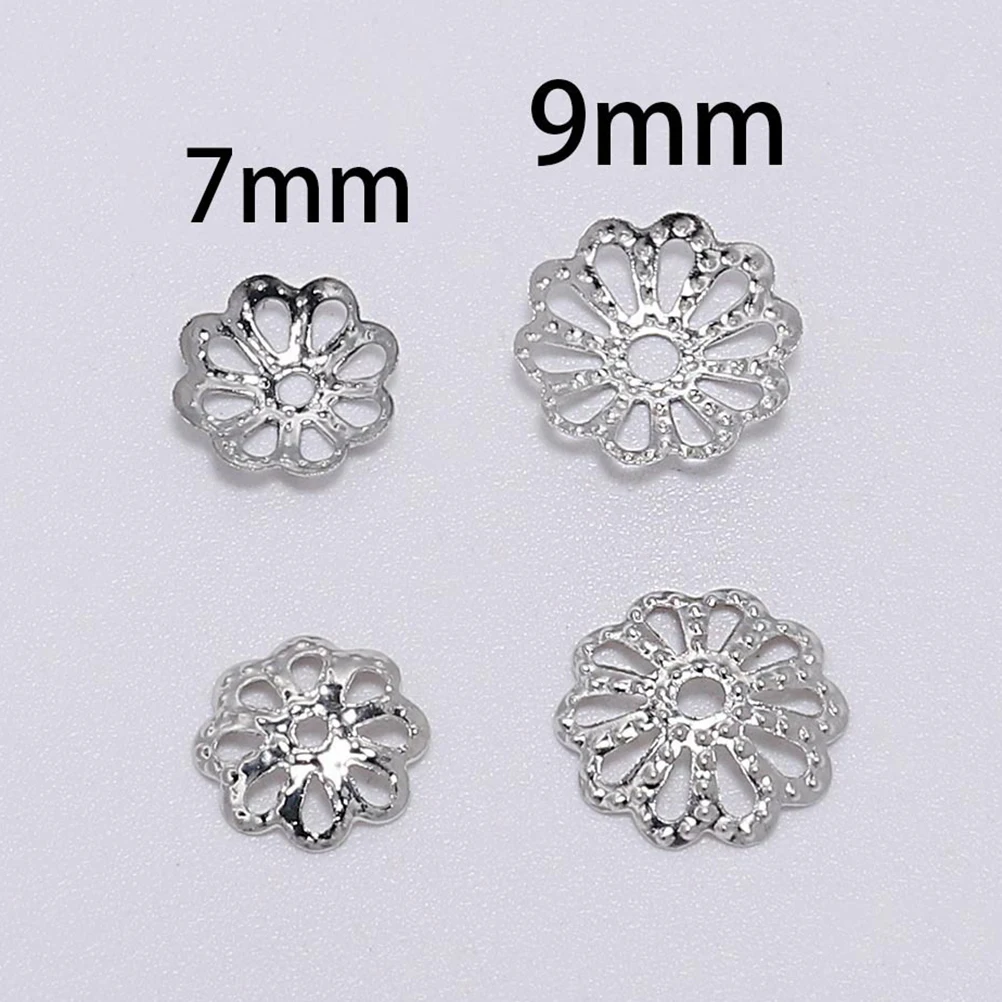 

1000pcs Pendant Accessories Metal Bead Caps Jewelry Findings DIY Spacer Toppers Necklace Decorations Handmade Bracelets