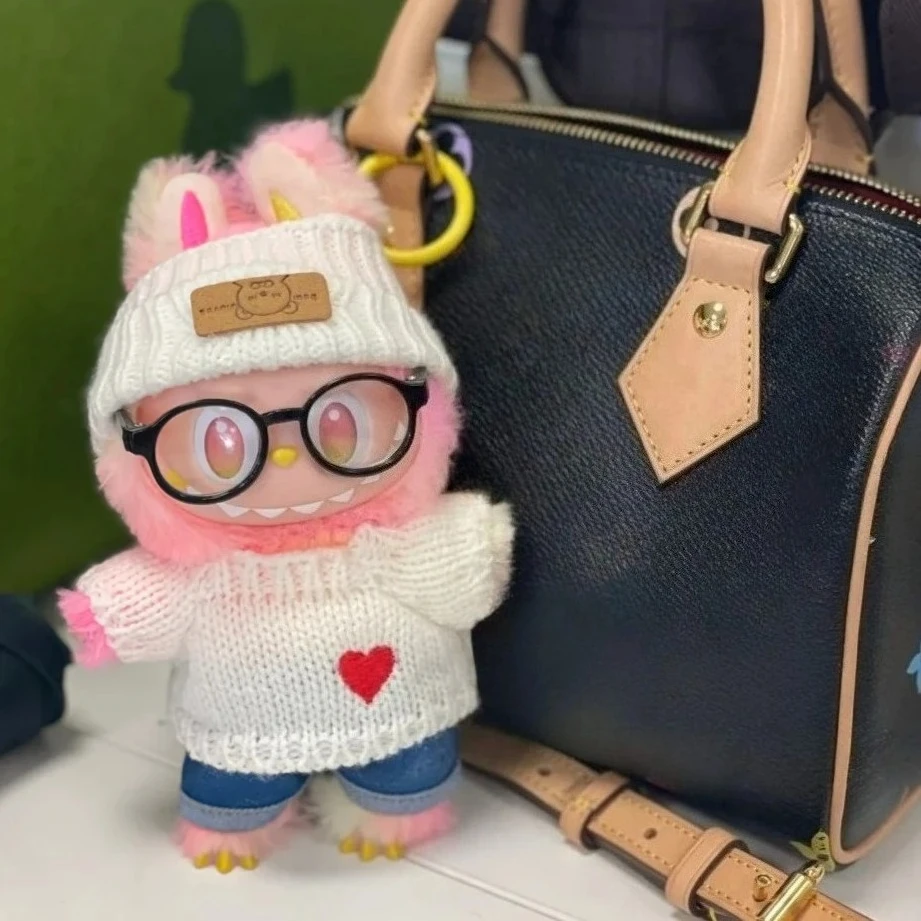 

Fashion sweaters Hoodies for 17cm Labubu 3.0 Dolls Stylish Clothes and Accessories[Clothes Only]