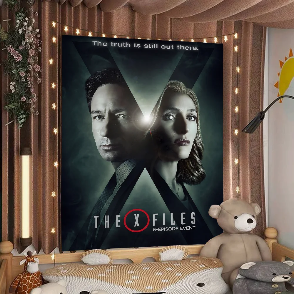 

Фильм ужасов X-Files DIY настенный гобелен для гостиной домашний декор в общежитии Настенный художественный декор