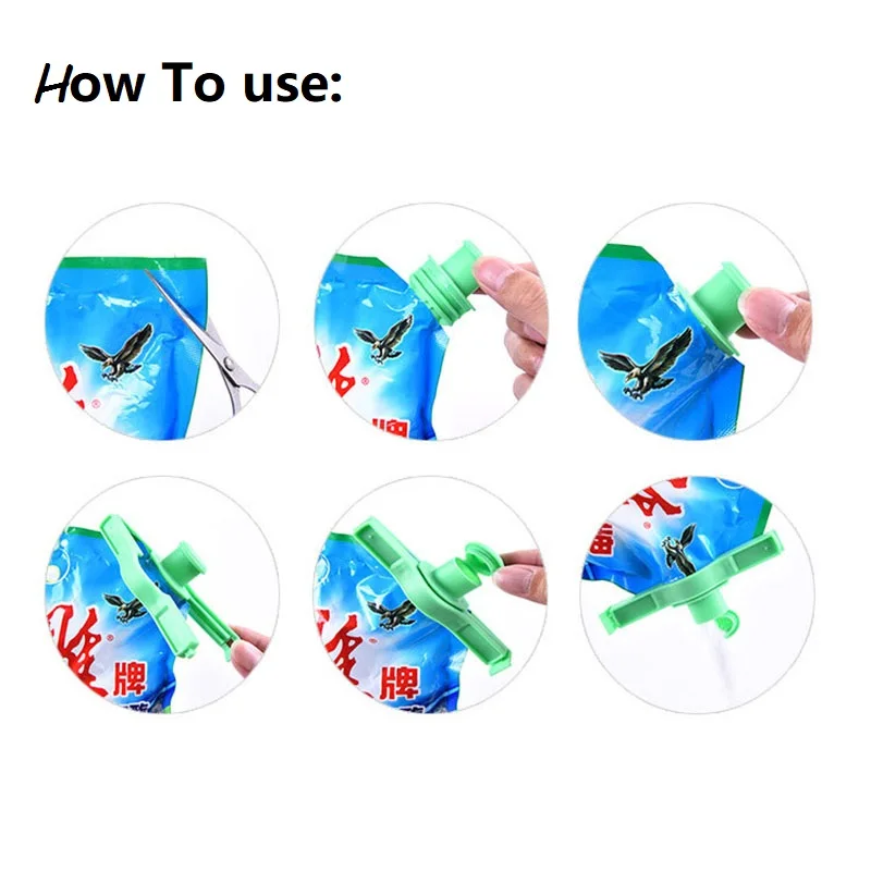 Food Bags Stick Clip Close Plastic Bags Clothespins for Kitchen Items Gadget Clip Closure Soldering Tweezers for Food Bags