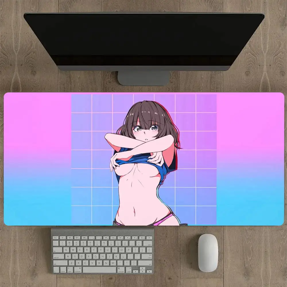 مثير الشيطان خادمة أنيمي ماوس الوسادة حصيرة مكتبية الألعاب الحصير ملحقات الكمبيوتر لوحة المفاتيح توسيع منصات الكمبيوتر المحمول وسادة مكتب المطاط المضادة للانزلاق #6