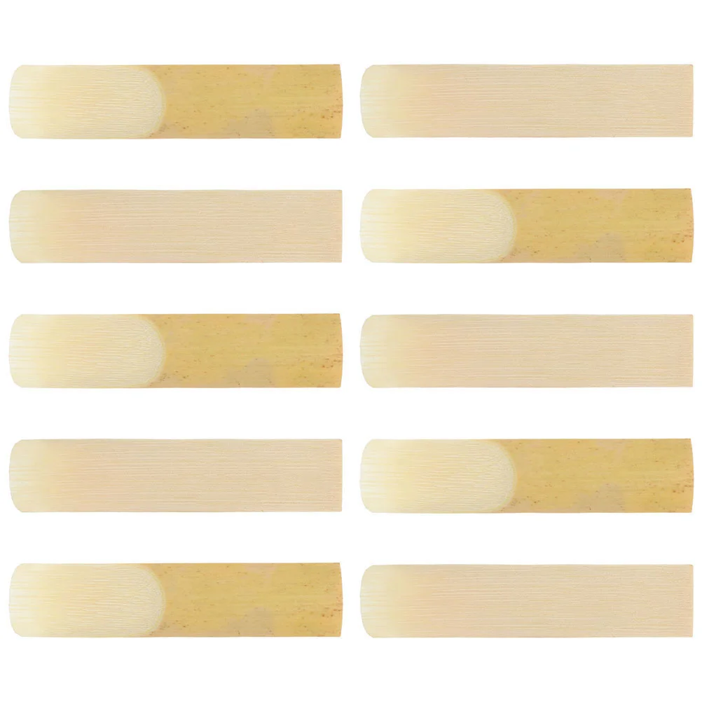 

20Pcs 2.5 Tenor Sax Reeds Professional Grade Smooth Surface Reed for Tenor Saxophone Reliable Replacement Instrument Reeds Kit