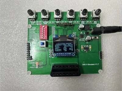 Pojazd OBD Simulator /ECU Emulator 0.96 calowy ekran OLED obsługuje J1939