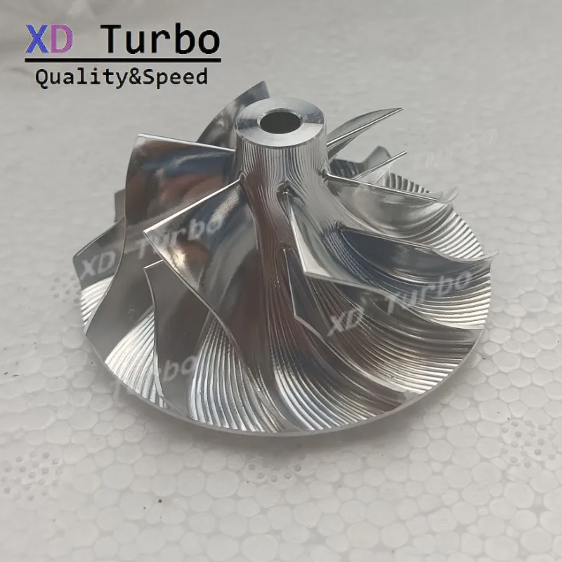 MFS Billet Turbo compressor Milling Wheel Upgrade 37.8/51mm 6/6 baldes 53049880102 For VW Multivan 2.0TDI 163/180 HP 120/132 Kw