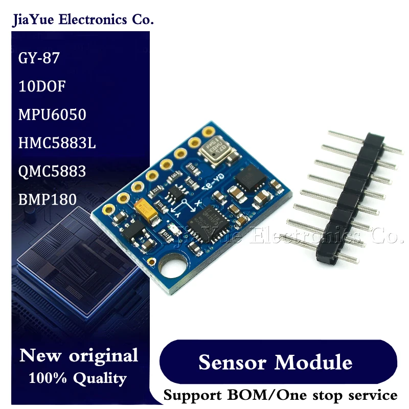 GY-87 10DOF MPU6050 HMC5883L QMC5883 BMP180 sensor module