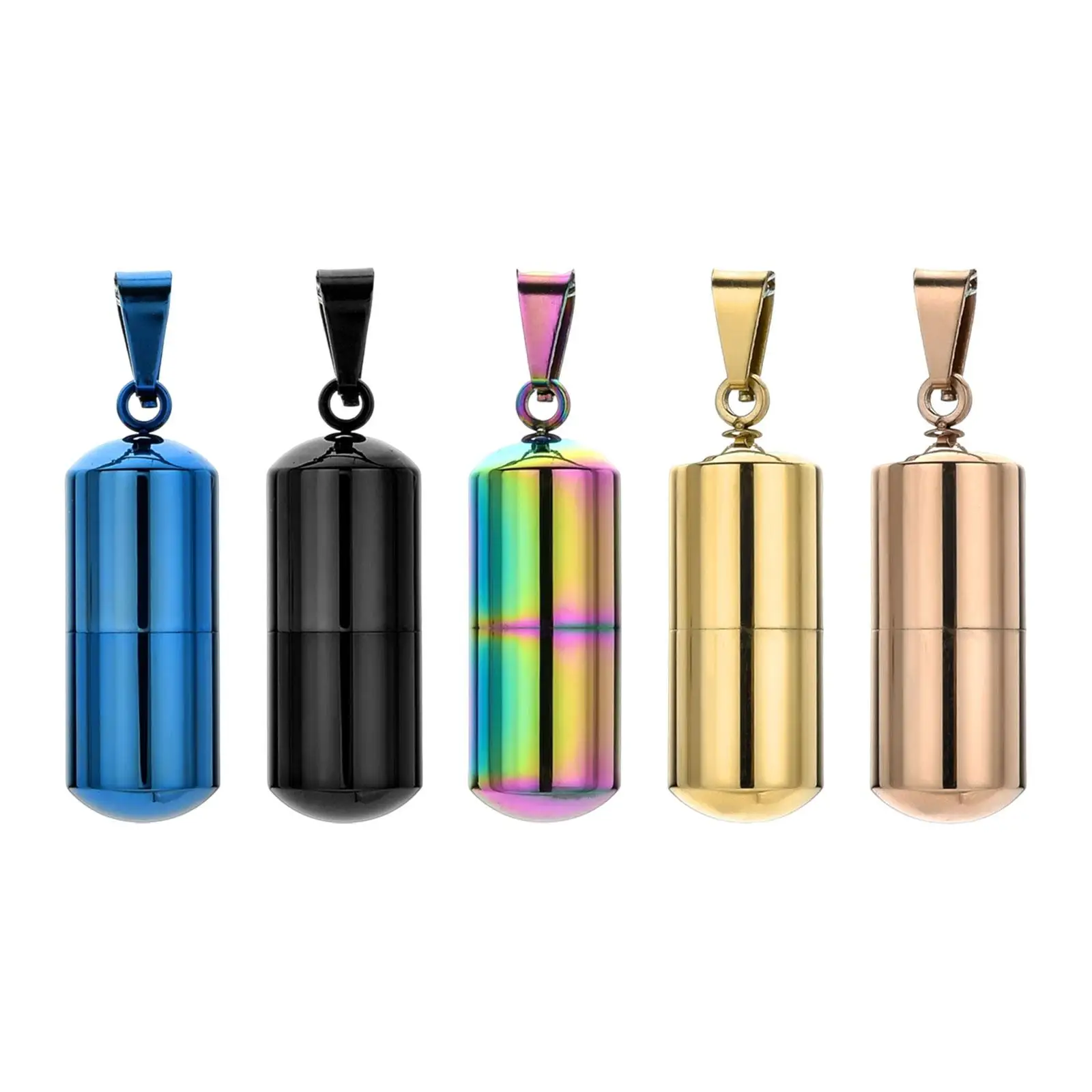 Empty Ash Necklace Pendant Cremation Urn Holder Keychain Charm Pendant Perfume