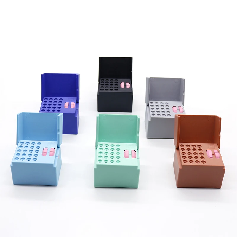 

20-Hole Dental Endodontic Blocks Root Canal File Sterilization Measuring Count Memo Organizer