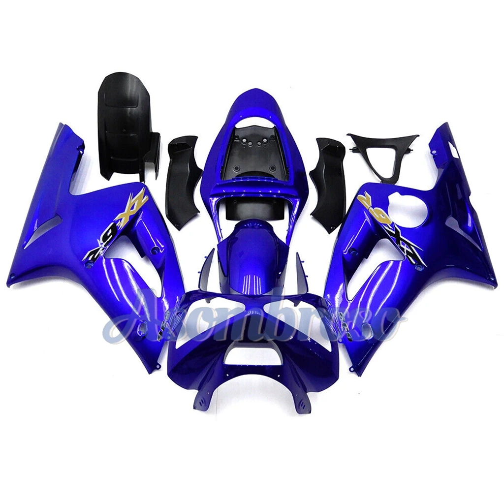 Aftermarket Motorcycyle Fairing kit For ZX-6R 2003 2004 ZX 6R 03-04 636 ZX6R Glossy Blue ABS Plastic Bodywork