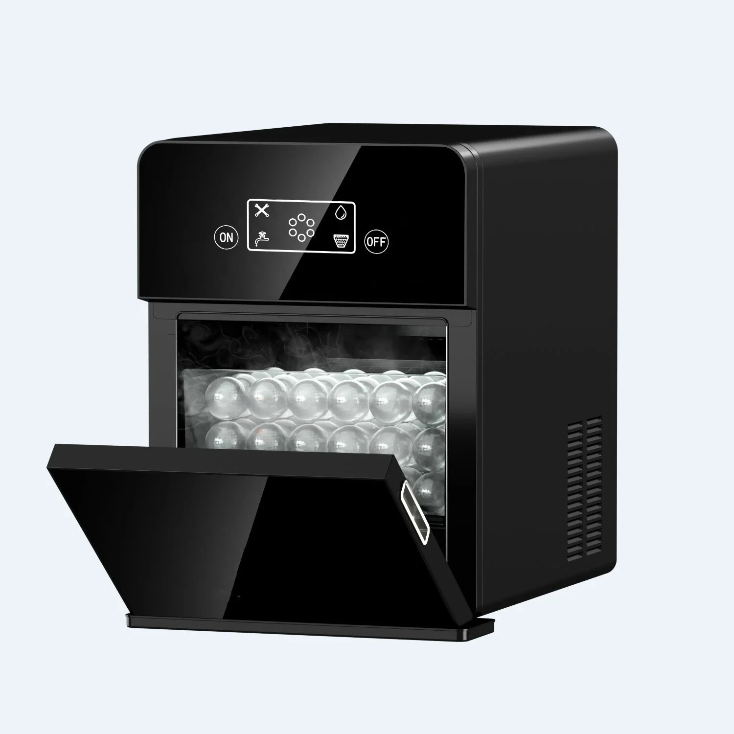 Countertop Automatic Ice Ball Maker Machine Round Sphere Ice Maker For Bar Commercial Whiskey Use