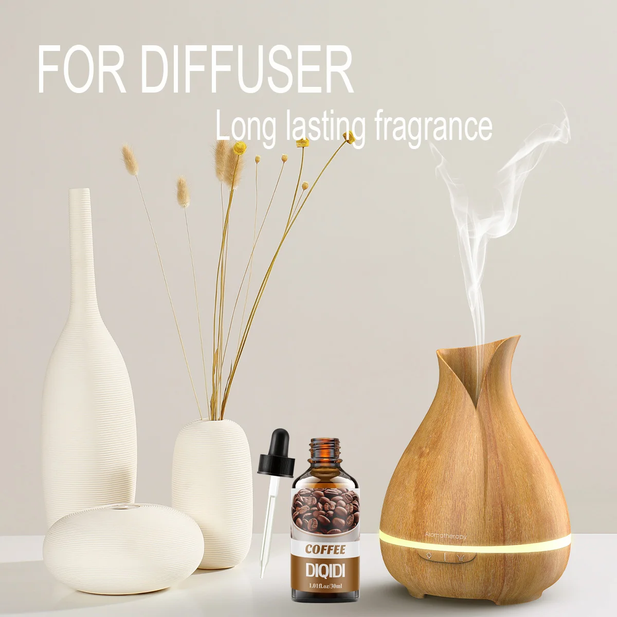 مجموعة زيوت القهوة العطرية المكونة من قطعتين، زيت عطري لعيد الميلاد، زيت عطري منزلي للعلاج العطري، موزع، مرطب، عطر السيارة #4